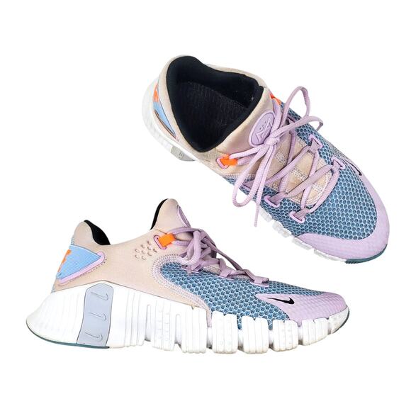 Nike Free Metcon 4 Training Shoes Doll Black Worn Blue CZ0596-555 Size US 9 - Picture 1 of 9